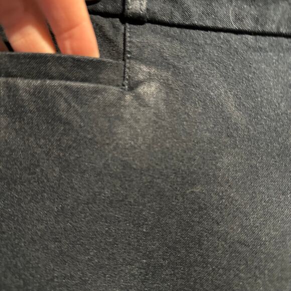 Banana Republic Sloan Curvy Fit Size 4 Navy Crop Pants Office Work Professional - Picture 5 of 8